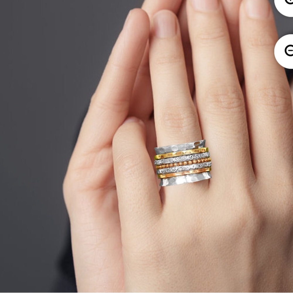 New!!! Wide fidget ring! Sz 7 🆕 - Picture 4 of 5